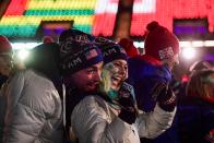 <p>USA athletes take part in the closing ceremony of the Pyeongchang 2018 Winter Olympic Games at the Pyeongchang Stadium on February 25, 2018. / AFP PHOTO / Martin BERNETTI </p>