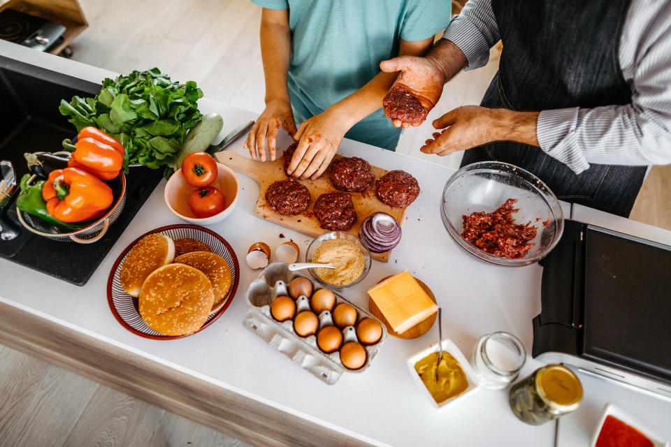 Bringing burger patties to room temperature is key before placing them on the grill.  (Getty Images)