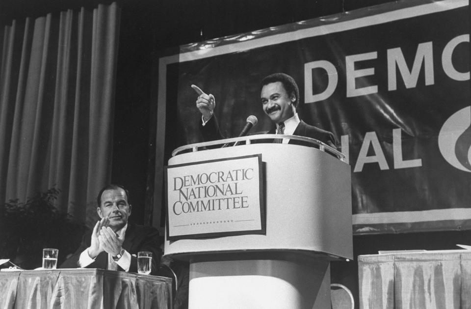 Feb. 10, 1989: Ronald H. Brown Gets Elected as National Chairman of the Democratic Party