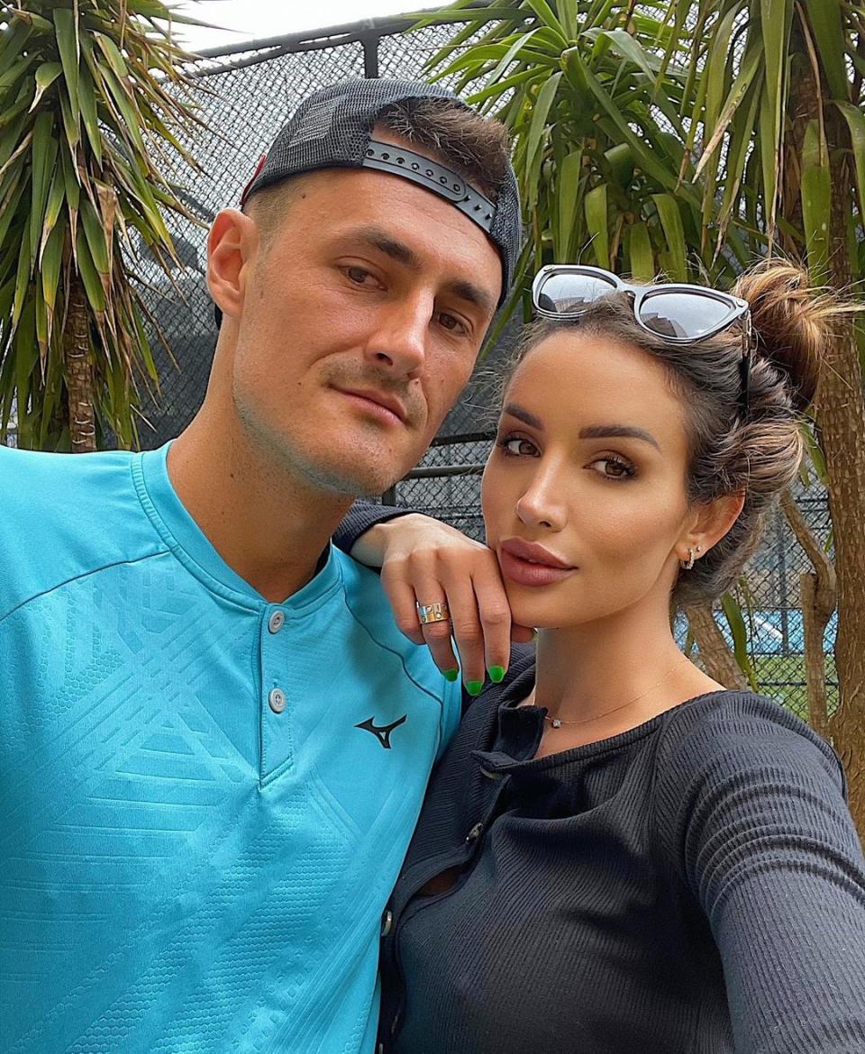 Vanessa (pictured here with boyfriend Bernard Tomic) later apologised to those she offended for her comments. Photo: Instagram/Vanessa Sierra