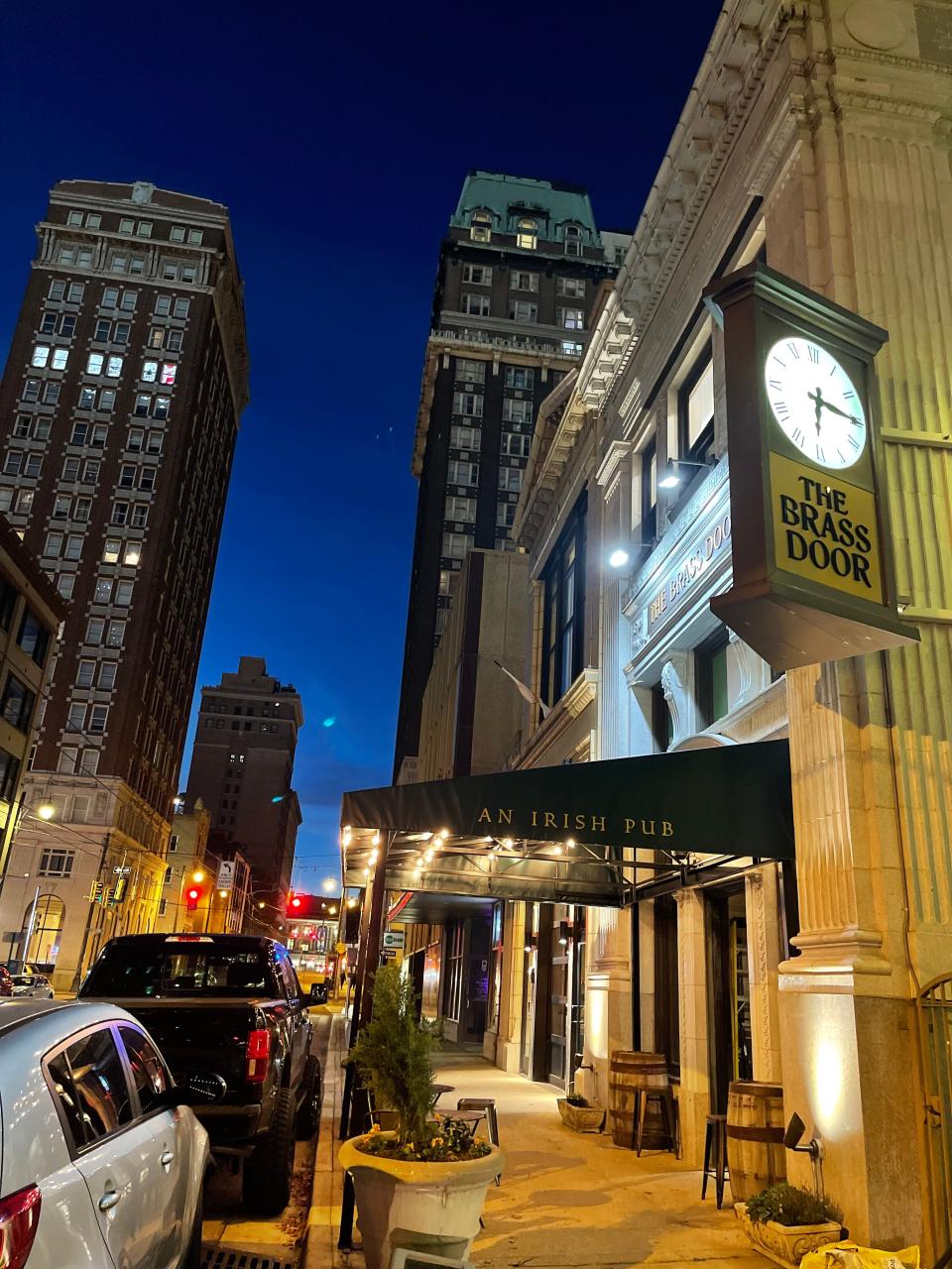 The Brass Door is an Irish pub and restaurant in downtown Memphis.