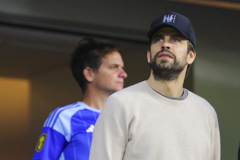 Gerard Pique has high hopes on Lamine Yamal. (Photo by Agustin Cuevas/Getty Images)