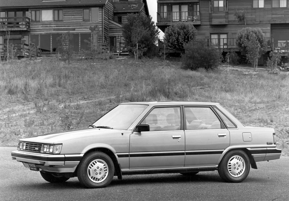 <p>Launched late in the 1983 model year, the Camry served as a replacement for the Corona. That compact sedan, along with its smaller sibling, the Corolla, had helped Toyota become the top-selling import brand in the United States in the mid-1970s. Toyota used a new name, Camry—derived from the Japanese word <em>kanmuri</em>, meaning “crown”—to differentiate this new front-wheel-drive four-door sedan from the rear-wheel-drive model it replaced. The company considered its newest creation its first true entry into the compact-car segment, positioning the Camry against vehicles such as the Chevrolet Citation, Ford Tempo, Chrysler’s K-cars, and, of course, the <a href="https://www.caranddriver.com/features/g15087327/hondas-accord-a-visual-history-of-the-best-selling-model-since-its-birth-in-1976/" rel="nofollow noopener" target="_blank" data-ylk="slk:Honda Accord" class="link ">Honda Accord</a>. That last model would go on to become the Camry’s closest rival.</p>