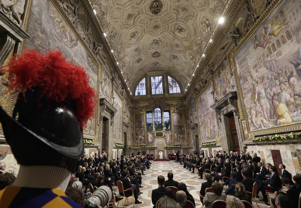 Pope Francis meets with European Union leaders