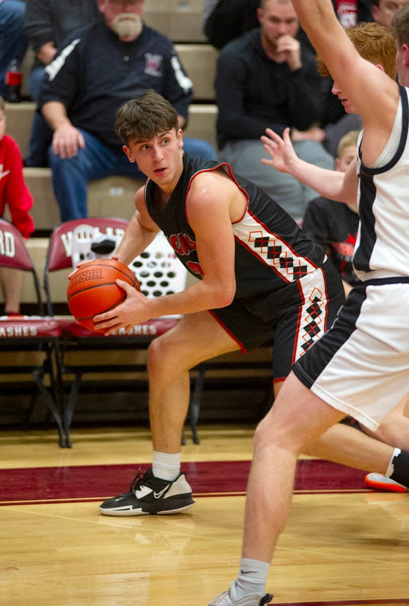 Lucas' Logan Toms earned Division IV Northwest District Player of the Year honors for the 2023-24 season.