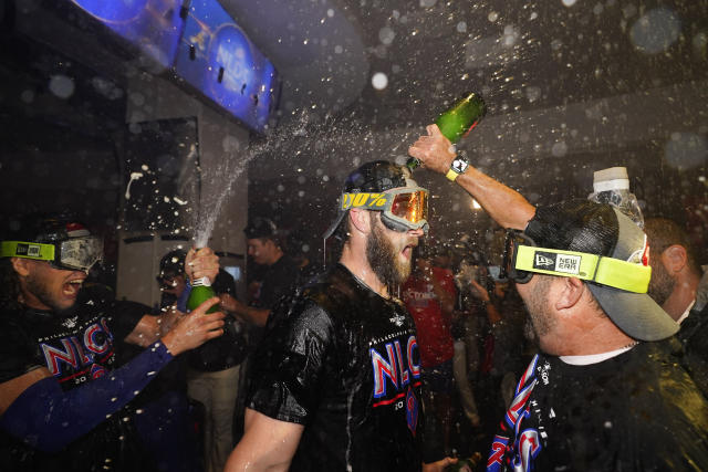 WATCH: Phillies locker room celebration while the internet reacts