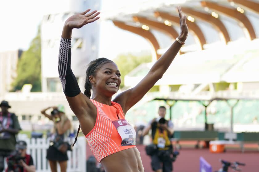 Gabby Thomas, Rai Benjamin among impact athletes at U.S. track and