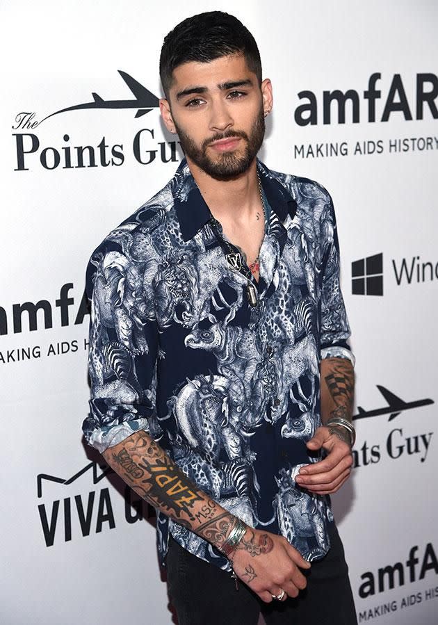 Zayn has revealed he used to be targeted by airport officials. Source: Getty