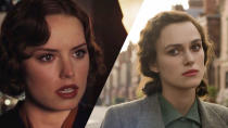 <p>Daisy Ridley is best known for <em>The Force Awakens</em>, <em>The Last Jedi</em> and <em>Murder On The Orient Express</em>. Keira Knightley was in the <em>Star Wars</em> prequels, the <em>Pirates</em> movies, and <em>Atonement</em> (and many other movies). </p>