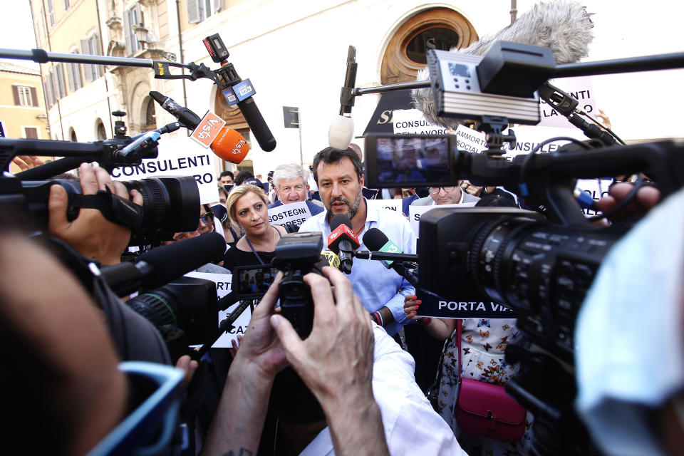 Processo a Salvini, clamorosa gaffe del Tg2: arrivano le scuse (Photo by Samantha Zucchi/Insidefoto/Mondadori Portfolio via Getty Images)