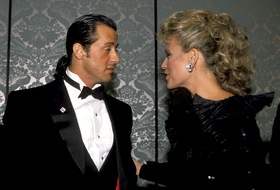 Yes, Sly Stallone and Vanna White dated. They attended the event as a couple in 1988. (Photo: Getty Images)