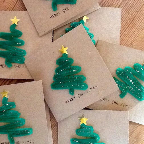 Pipe Cleaner Cards