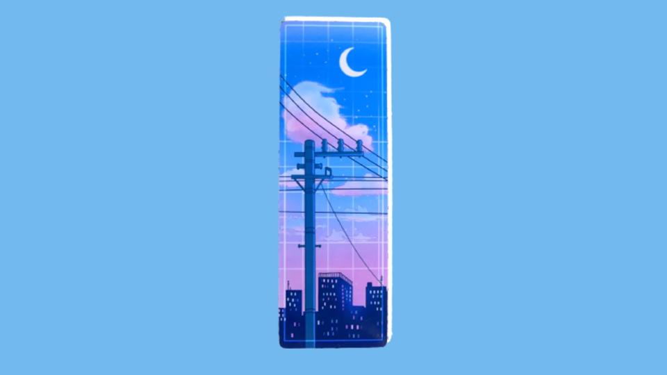 Best gifts for readers: Lofi Aesthetic Holographic bookmark