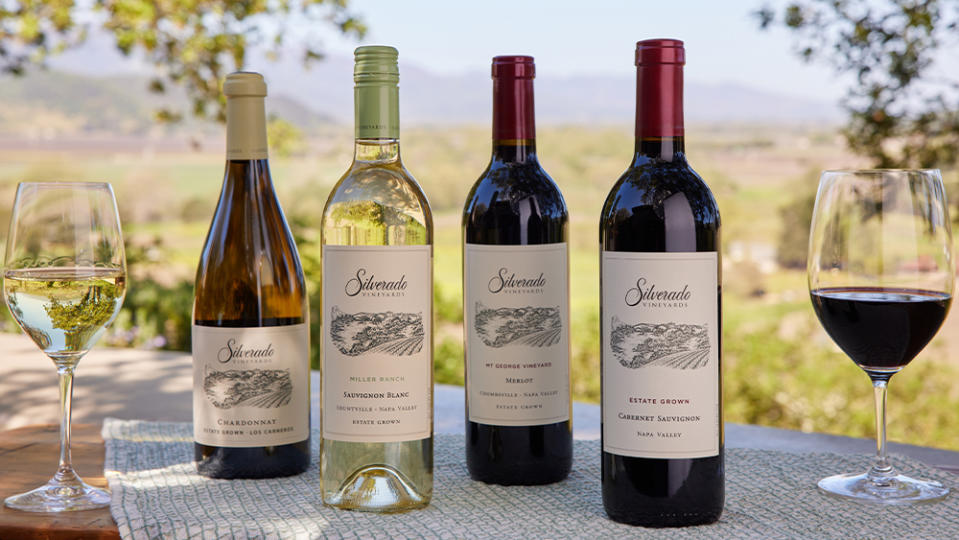 silverado Chardonnay, Sauvignon Blanc, Merlot, and Cabernet Sauvignon