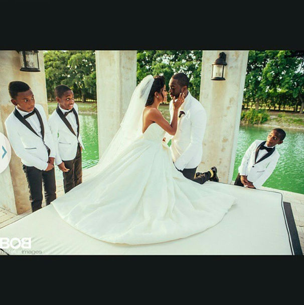 <p>Gabrielle Union weds Dwayne Wade on August 30th in Miami, Florida.</p>