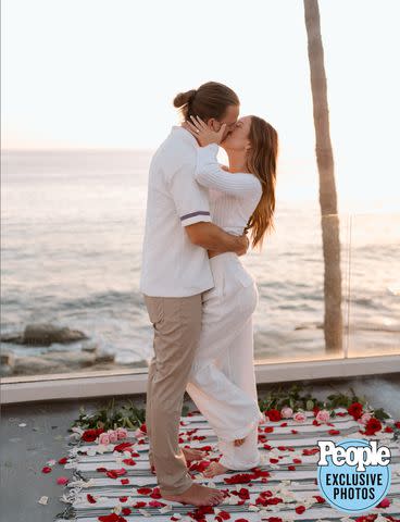 <p>Hannah Sinclair and Emma Burke</p> The pair got engaged while on vacation in San Diego