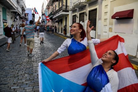 Protests calling for the resignation of Governor Ricardo Rossello in San Juan