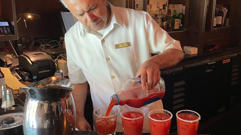 The Acueducto Piano Bar in the Hotel Lucerna Mexicali claims to be the birthplace of the clamato cocktail. - Joe Yogerst