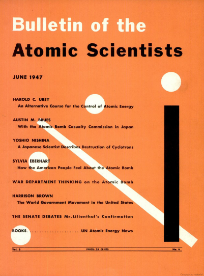 Photo credit: Bulletin of Atomic Scientists