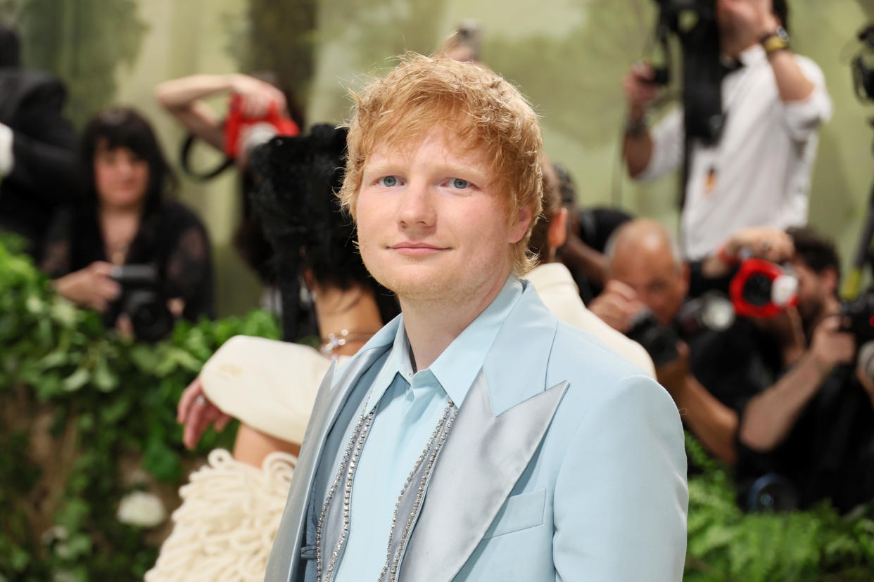 Ed Sheeran attends The 2024 Met Gala Celebrating 