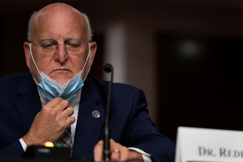 FILE PHOTO: Fauci, Redfield testify at U.S. Senate hearing on coronavirus response in Washington