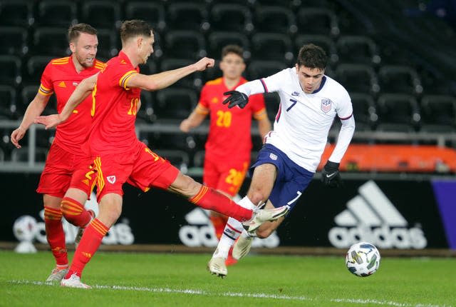 Wales faced the United States in a friendly in November 2020