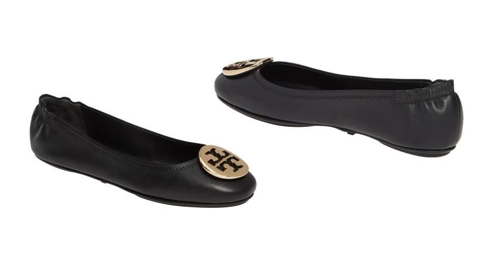 Pick up the Tory Burch Minnie Travel Ballet Flat at Nordstrom