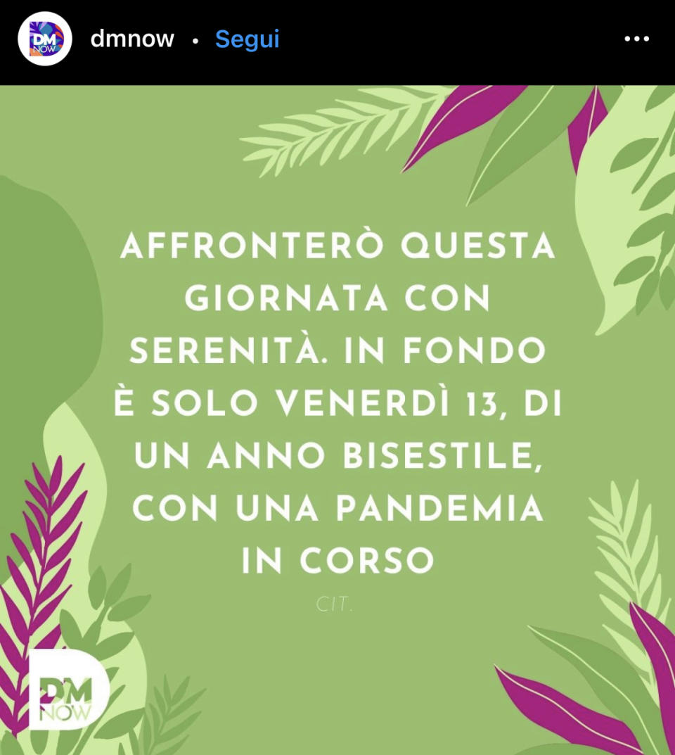 Oggi è venerdì 13 ed è la seconda volta che capita quest’anno, il 2020, segnato dalla pandemia di coronavirus. La volta scorsa era il 13 marzo, nel pieno della prima ondata. Per questo i social si sono scatenati e hanno dato vita a una pioggia di meme.