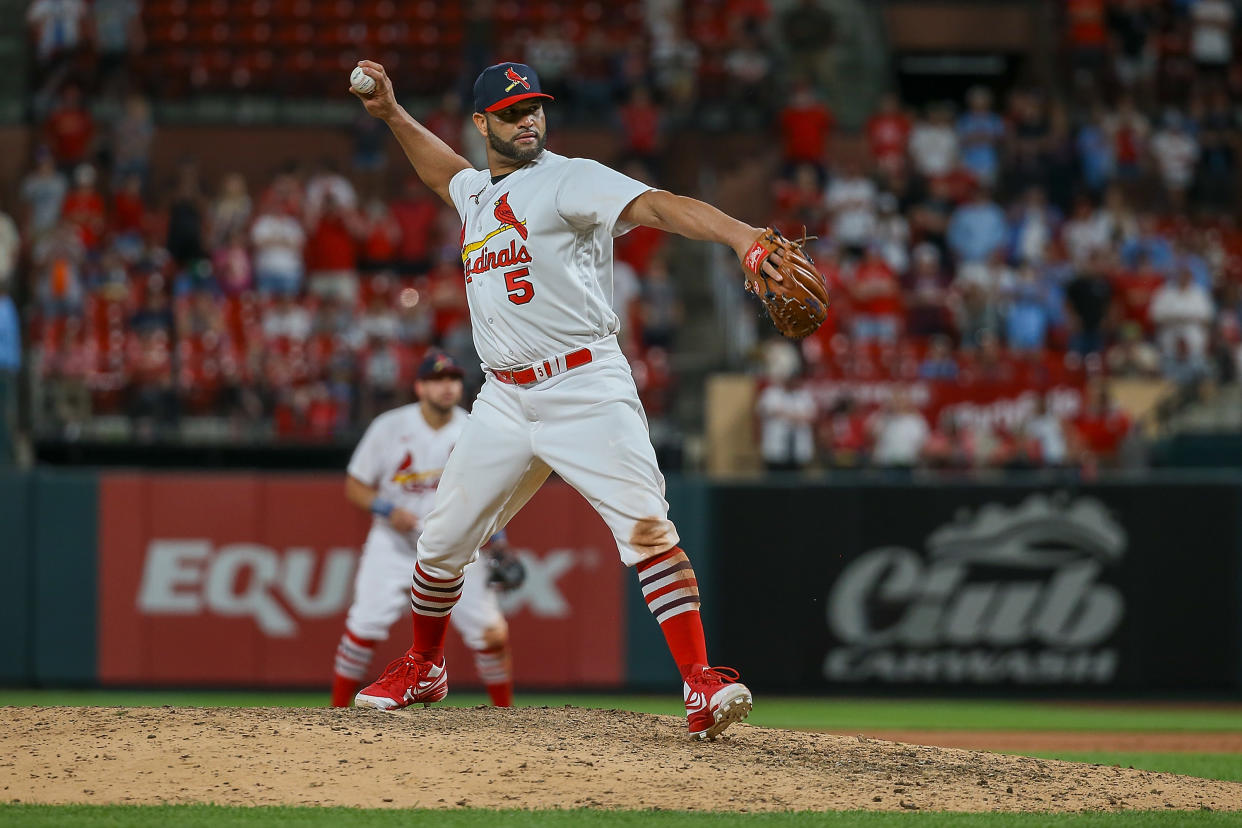 Albert Pujols of the St. Louis Cardinals