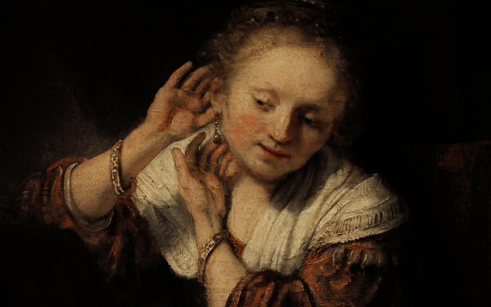 Young Woman with Earrings, 1657