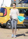 <p>Alessandra Ambrosio muy casual/Getty Images </p>