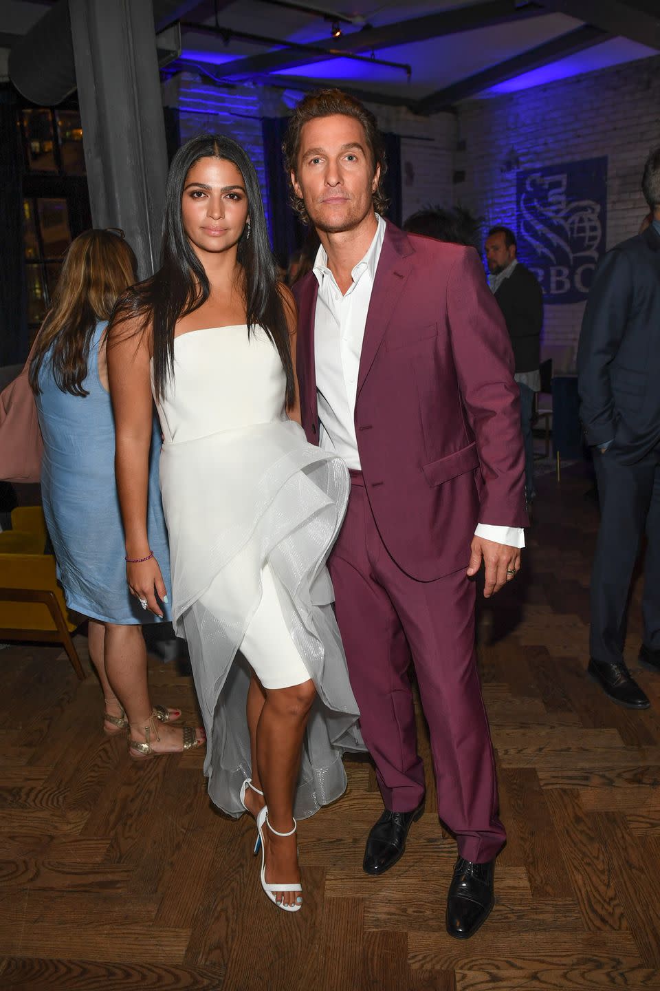 <p>Matthew McConaughey met model Camila Alves at a Los Angeles nightclub in 2006, when McConaughey was 36 and Alves was 23. While it <a href="https://www.usmagazine.com/celebrity-news/news/matthew-mcconaughey-my-wife-camila-alves-once-rejected-me-w461418/" rel="nofollow noopener" target="_blank" data-ylk="slk:took some convincing;elm:context_link;itc:0;sec:content-canvas" class="link ">took some convincing</a> to win her over, the two finally started dating and he proposed on Christmas Day in 2011. The couple then married in June 2012. They share three kids together: sons Levi and Livingston and daughter Vida.</p>