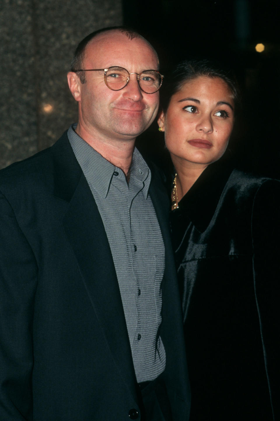 Phil Collins and Orianne Cevey