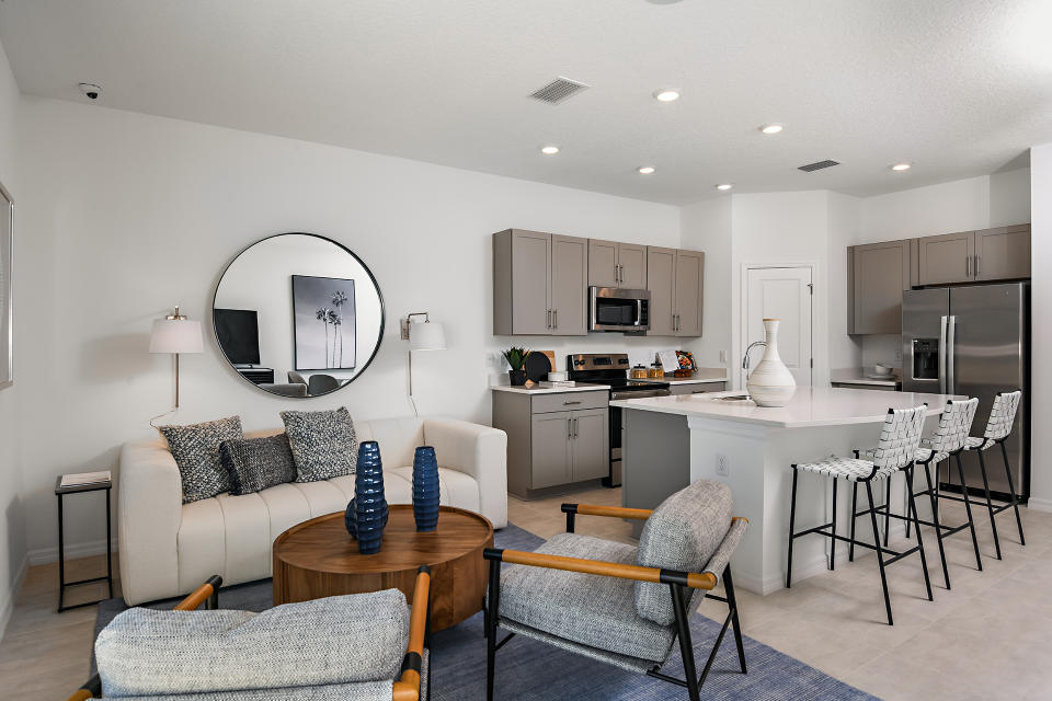 Last year, Taylor Morrison's top-selling floor plan was the Jasmine, a layout for a two-story townhome with 1,373 sq. ft. (Credit: Taylor Morrison)