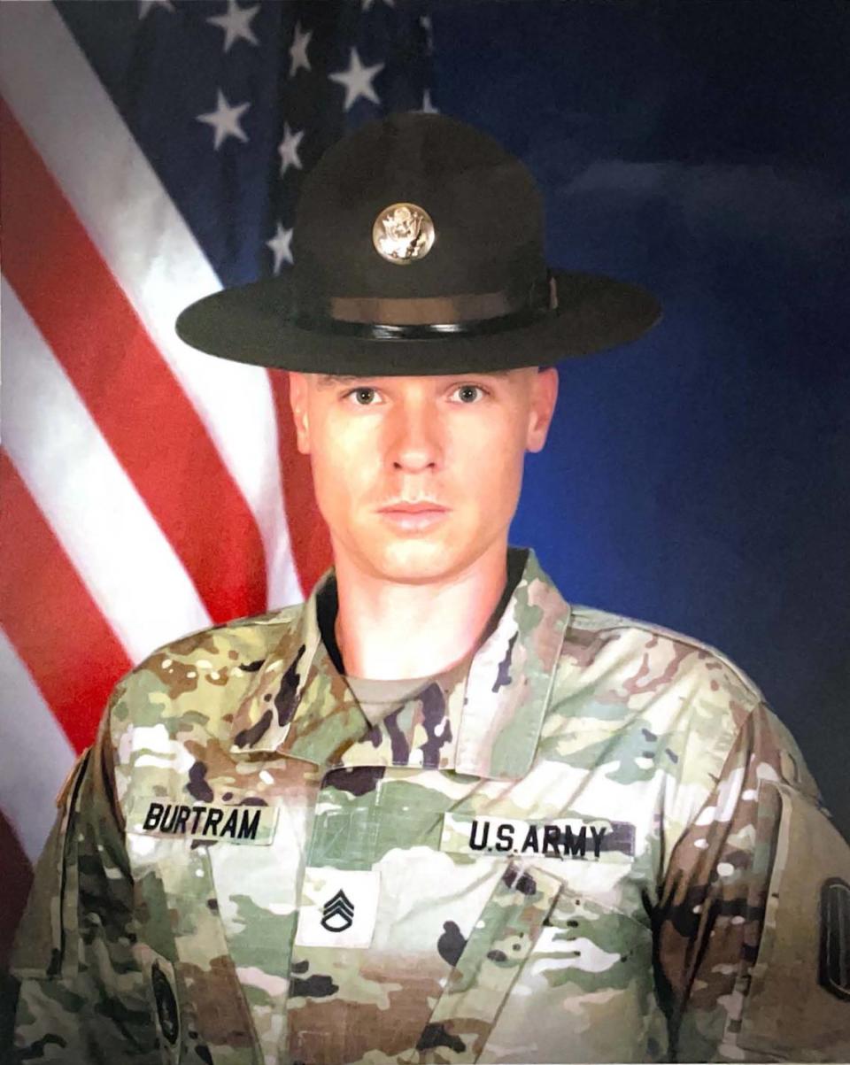 Staff Sgt. Allen M. Burtram was found dead on Fort Jackson, the U.S. Army said.