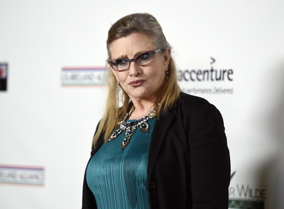 When Vanity Fair asked Fisher <a href="http://www.vanityfair.com/news/2006/11/wayne_carriefisher200611?currentPage=2" target="_blank">how she was originally cast in "Star Wars,"</a>&nbsp;she responded: "I slept with some nerd. I hope it was George [Lucas]. ... I took too many drugs to remember.&rdquo;
