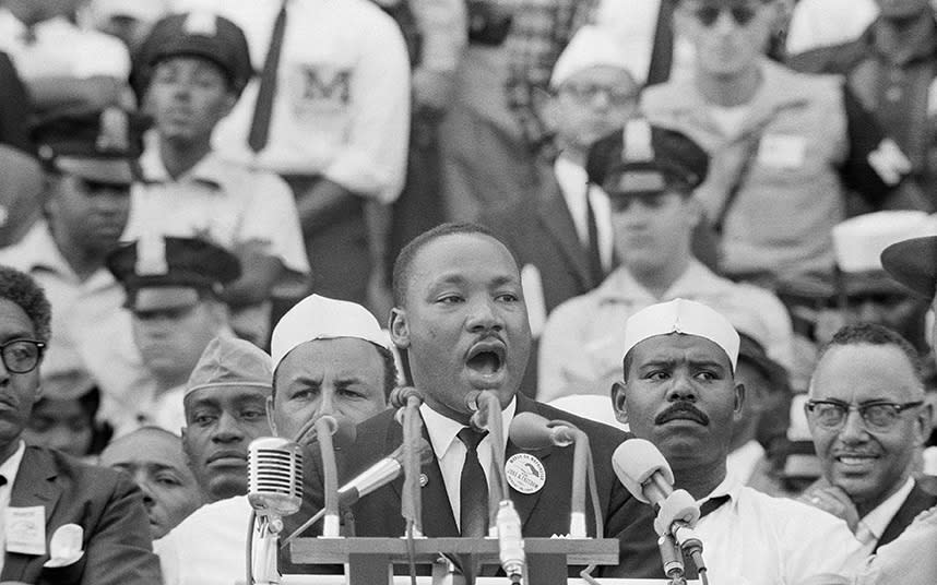 Martin Luther King Jr’s “I Have A Dream” speech was delivered amid the summer heat of August 28 1963 - This content is subject to copyright.