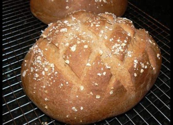 Whole-wheat bread doesn't have to be dry and tasteless. This recipe turns out a super tender whole-wheat bread studded with oats, which lend a pleasant texture. The bread is great for slicing and using for sandwiches or breakfast toast.    <strong>Get the <a href="http://www.huffingtonpost.com/2011/10/27/whole-wheat-oatmeal-bread_n_1060838.html" target="_hplink">Whole-Wheat Oatmeal Bread</a> recipe</strong>