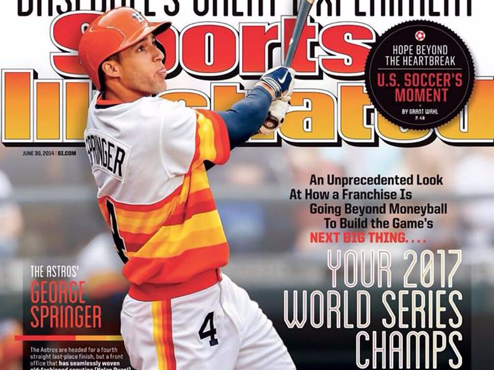 SI Cover George Springer Astros World Series