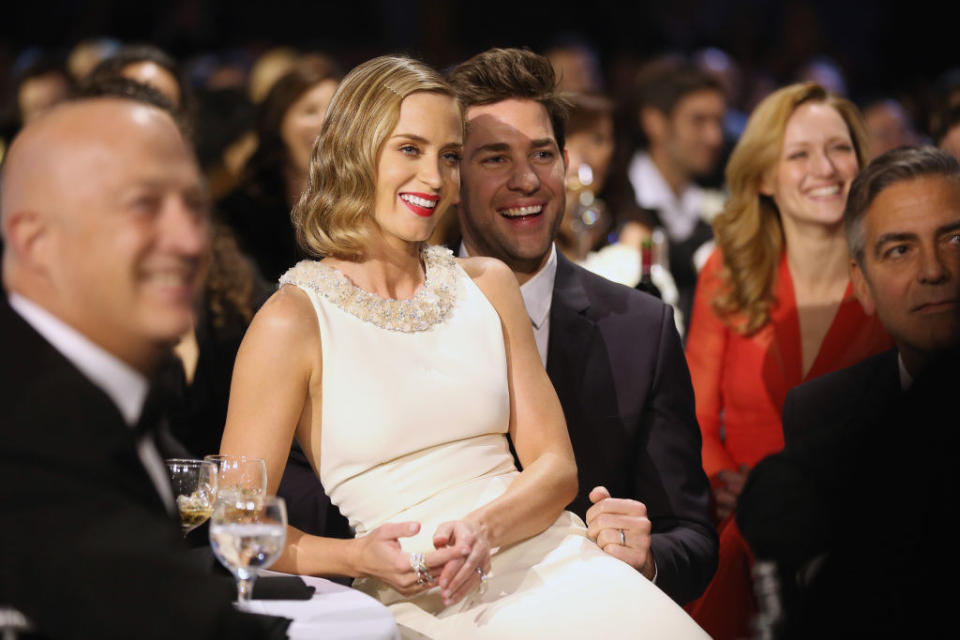 Emily Blunt and John Krasinski attend the 18th Annual Critics' Choice Movie Awards