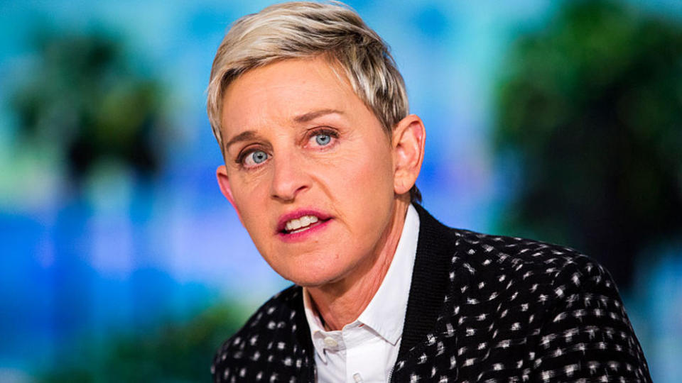 Ellen DeGeneres during a taping of The Ellen DeGeneres Show, May 24, 2016 in Burbank, CA.