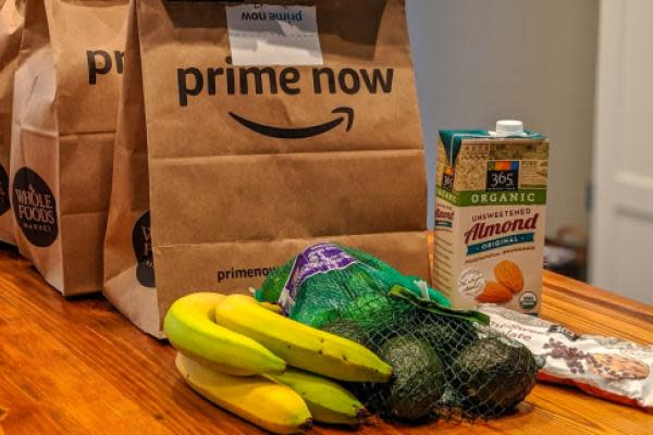 We ordered from Whole Foods using prime now and here's what happened