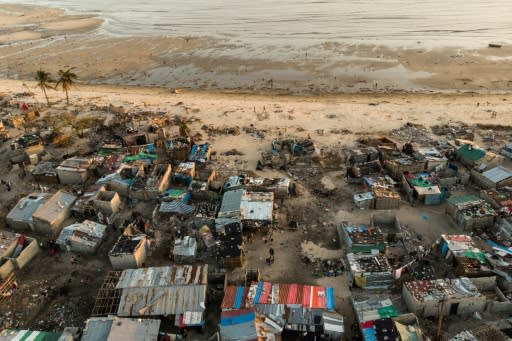 Electricity networks, roads and bridges in Beira were devastated by the superstorm