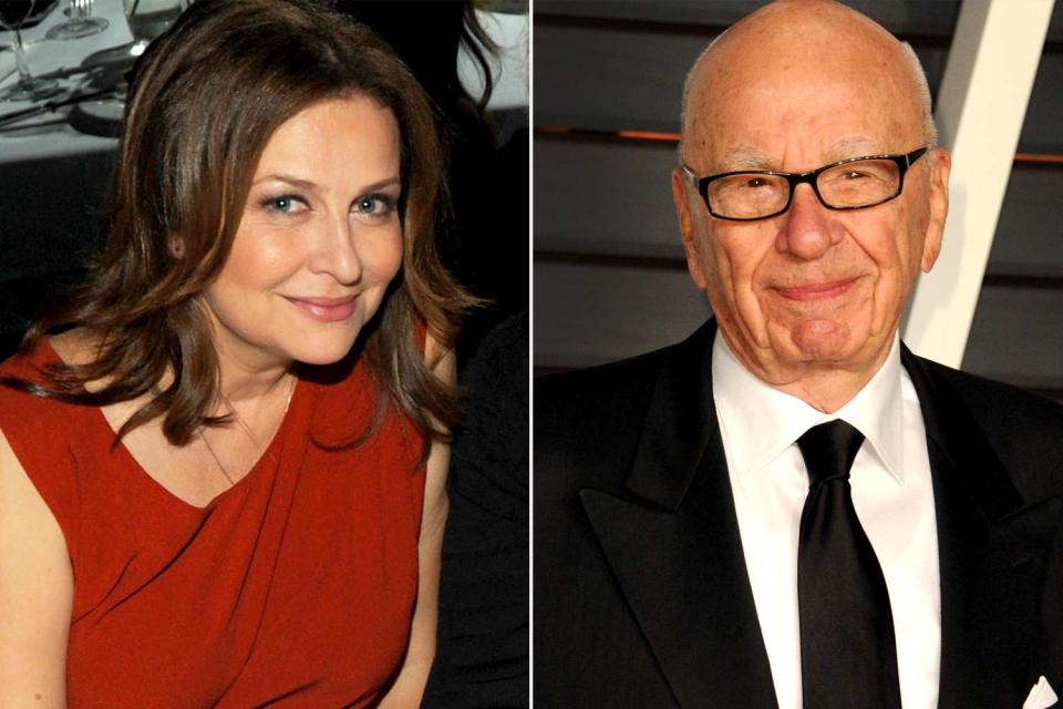 <p>Billy Farrell/BFA/Shutterstock; Allen Berezovsky/WireImage</p> Elena Zhukova, Rupert Murdoch