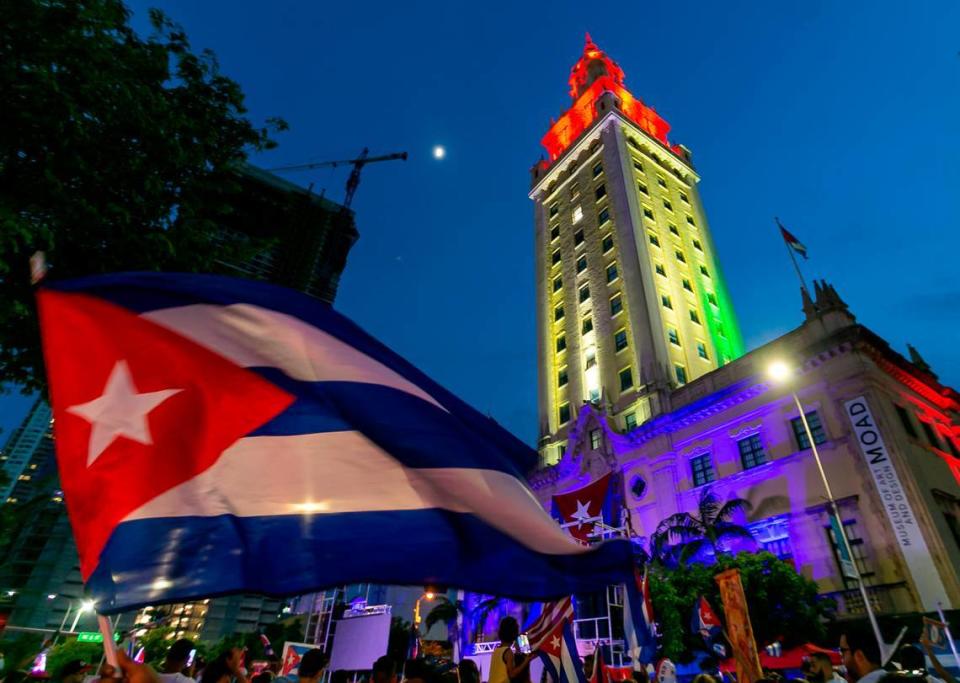 The Freedom Tower, in downtown Miami, is recognized as a U.S. National Historic Landmark. Miami Dade College has turned it into an art museum.