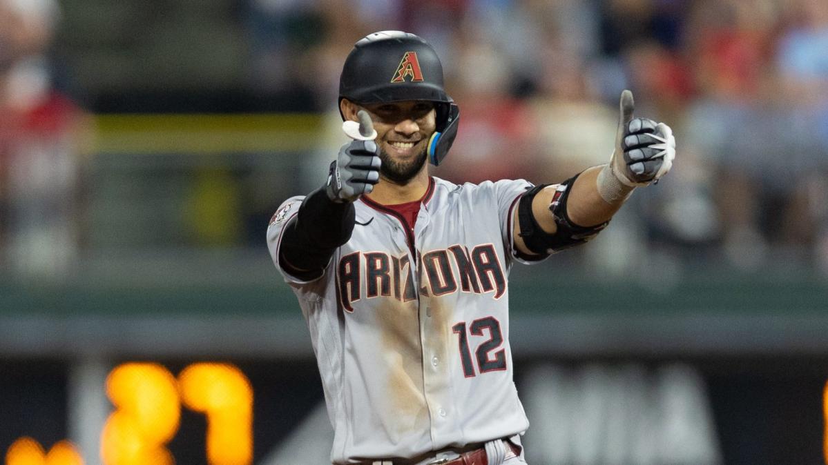 Arizona Diamondbacks' Lourdes Gurriel Jr. prepares to play a