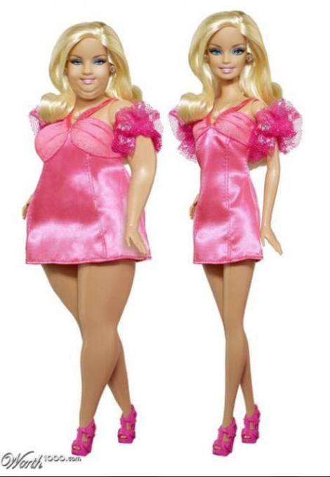 Plus-Size Barbie Image Sparks Heated Debate