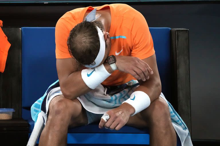 El dolor de Rafael Nadal durante el Abierto de Australia, el último torneo en el que participó