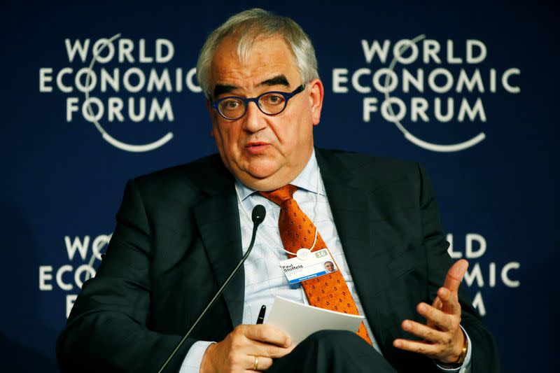 FILE PHOTO: Stoffels, Chief Scientific Officer of Johnson & Johnson attends the annual meeting of the World Economic Forum (WEF) in Davos