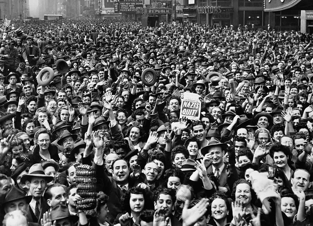 V-E Day Celebration in Times Square